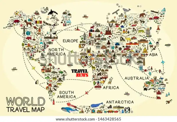 world tourism map 2026