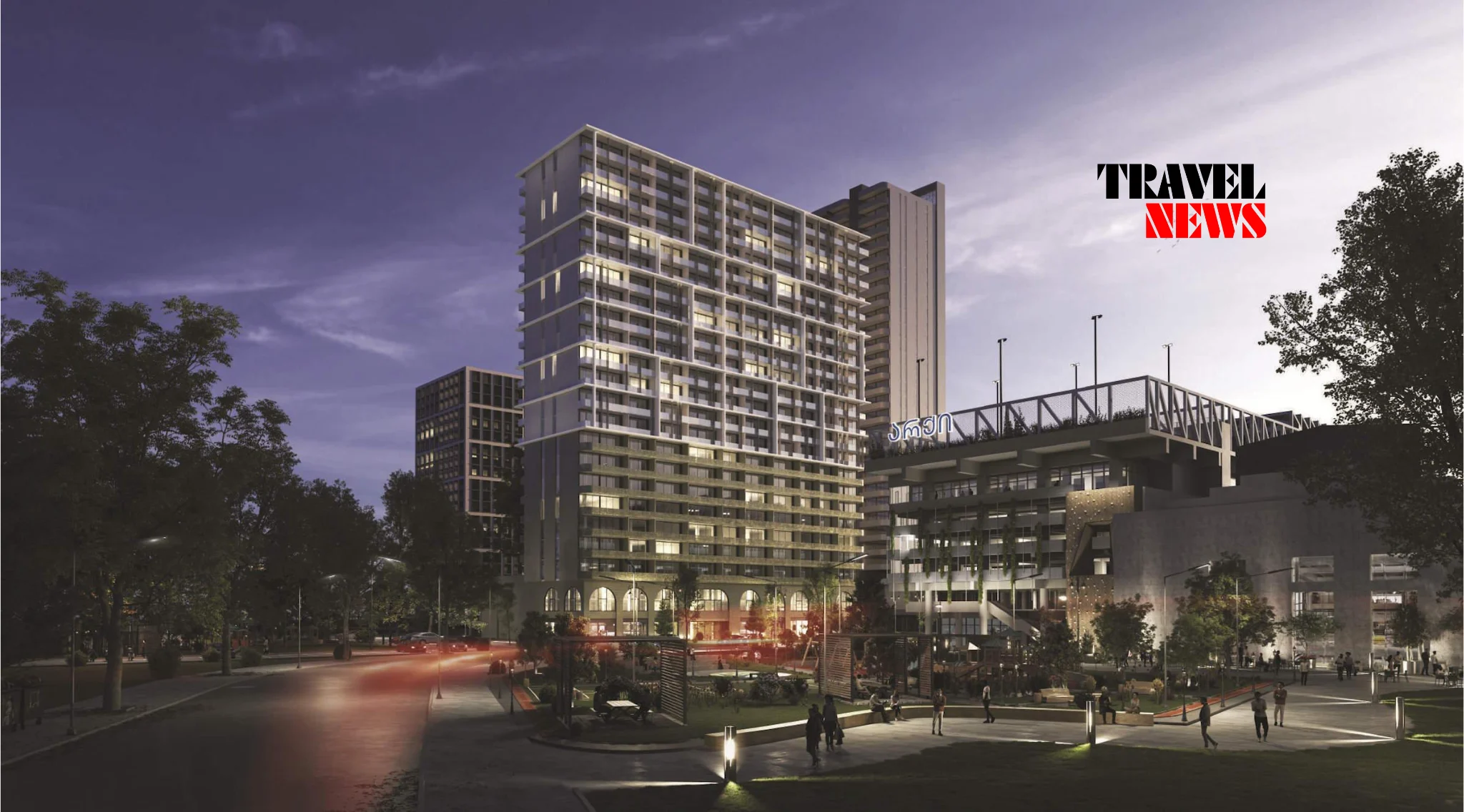 Hilton hotel in Tbilisi and Wyndham residences